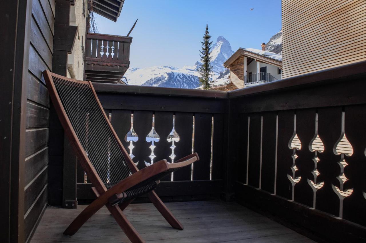 Village Apartment With Matterhorn View Zermatt Exterior foto